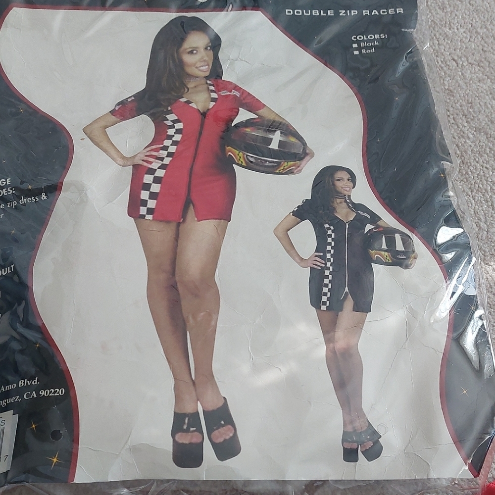 Red Racing Costume Dress - Picture 5 of 5